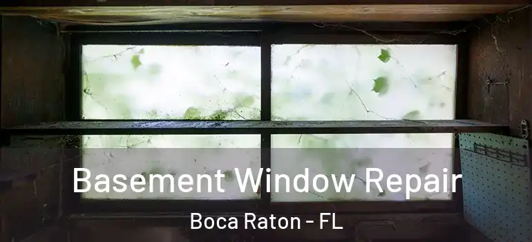  Basement Window Repair Boca Raton - FL