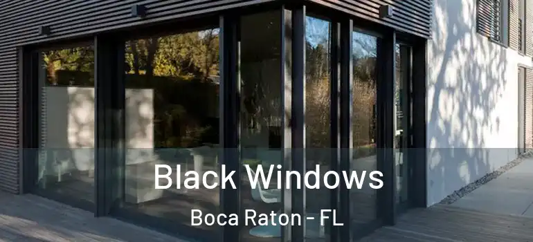  Black Windows Boca Raton - FL