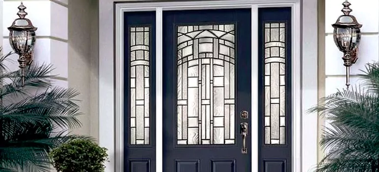 Stained Glass Door Panels in Boca Raton, FL
