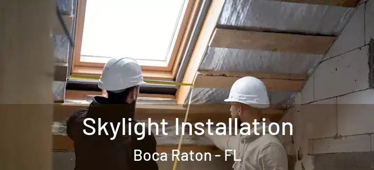  Skylight Installation Boca Raton - FL